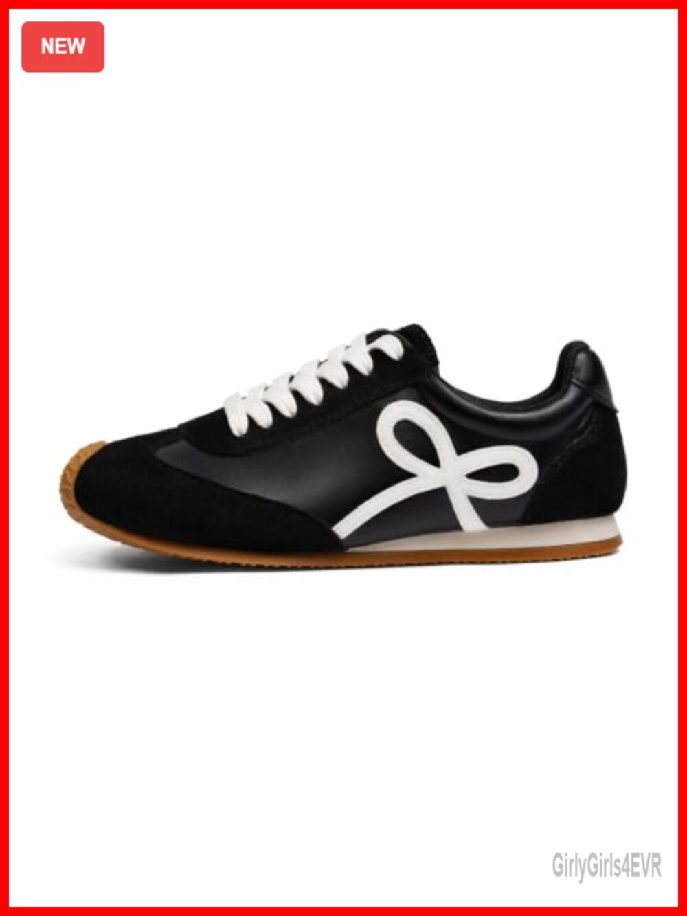 Coutgo Women's Lace-Up Fashion Sneakers Cushioned Walking Shoes
